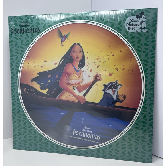 Disney Pocahontas Picture Disc Soundtrack NEW Vinyl LP - Picture 1 of 3